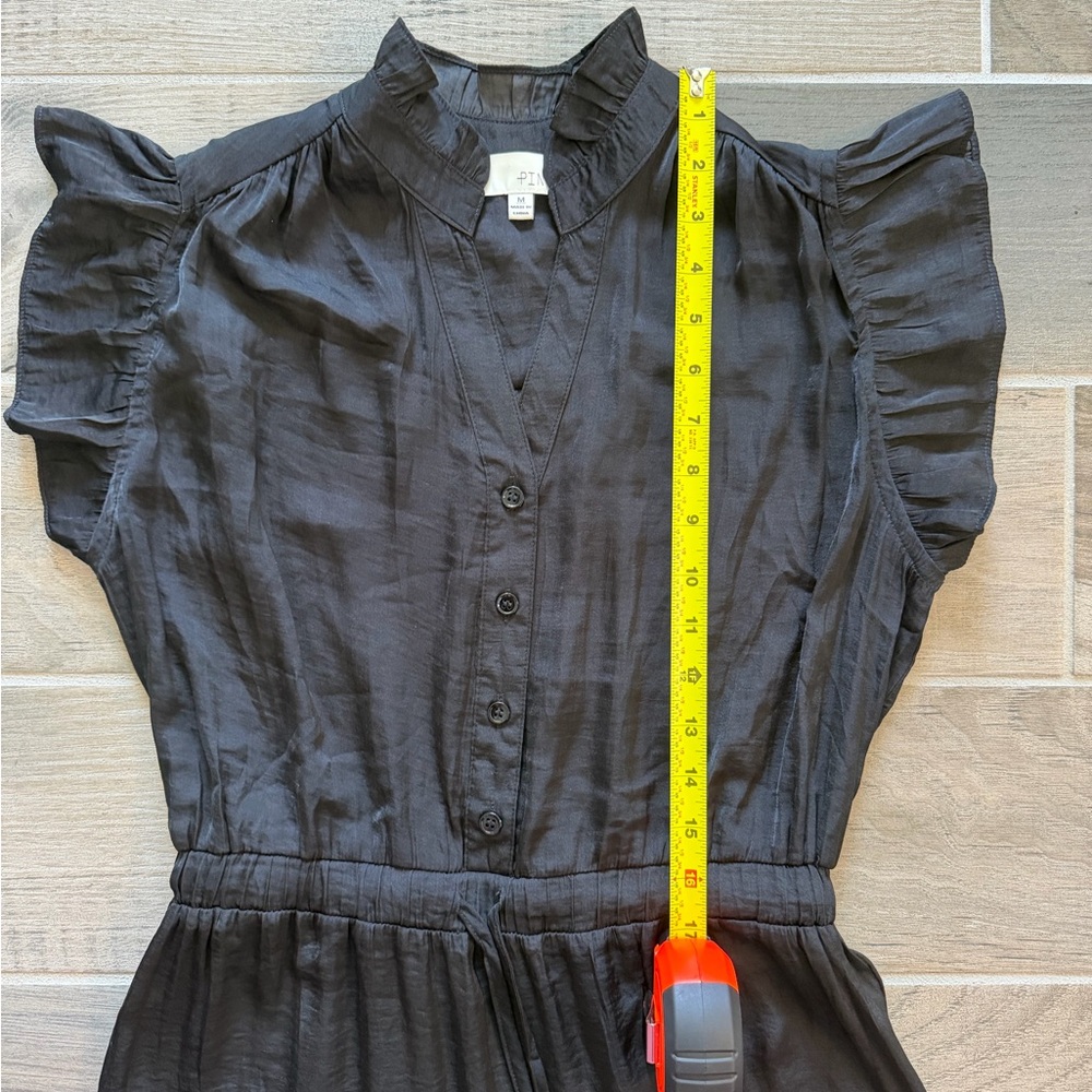 Pinch Black Tiered Maxi Dress size Medium - Picture 5 of 8